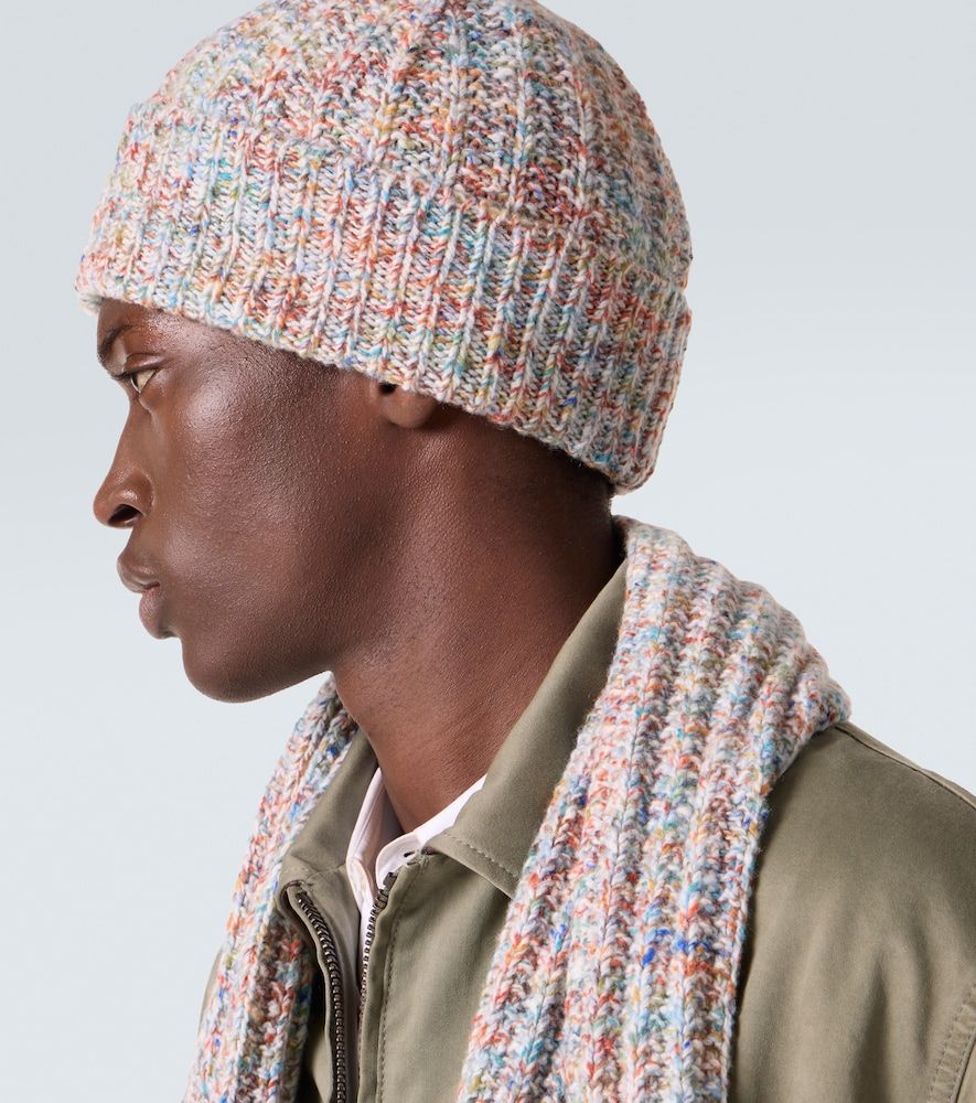 Bonnet Anagram en laine et cachemire mélangés - Loewe - Modalova