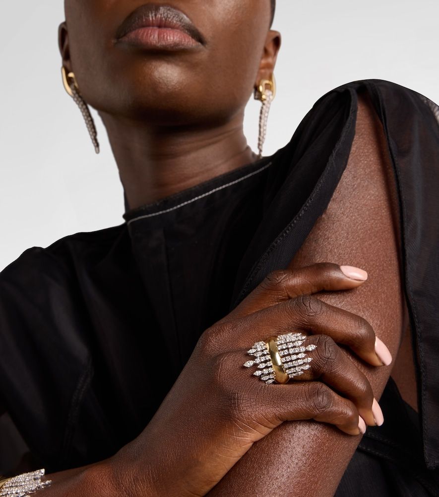 Bague Golden Strada en or 18 ct et diamants - Yeprem - Modalova