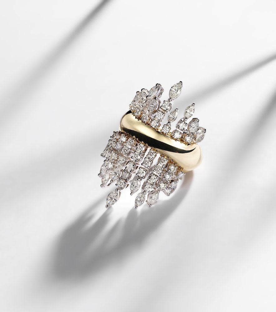 Bague Golden Strada en or 18 ct et diamants - Yeprem - Modalova