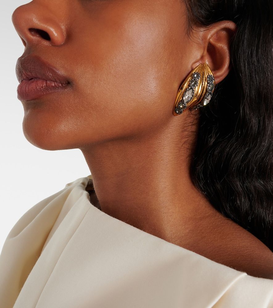 Boucles d'oreilles Bloom à ornements - Balenciaga - Modalova