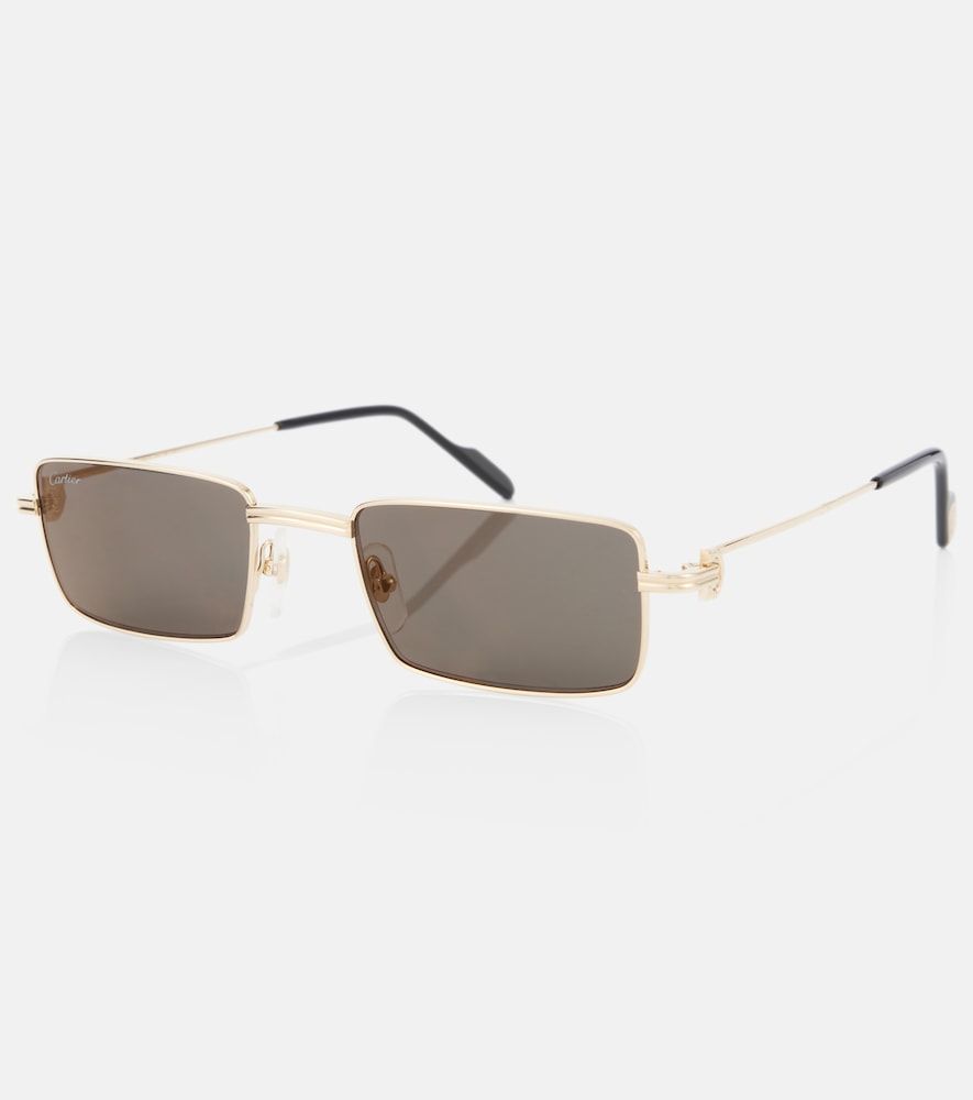 Lunettes de soleil rectangulaires Première - Cartier Eyewear Collection - Modalova