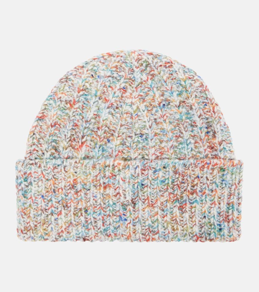 Bonnet en laine et cachemire mélangés à logo - Loewe - Modalova