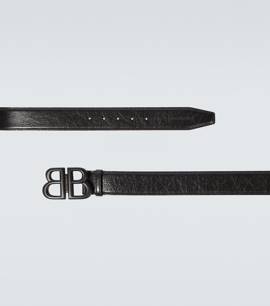 Ceinture Monaco BB en cuir - Balenciaga - Modalova