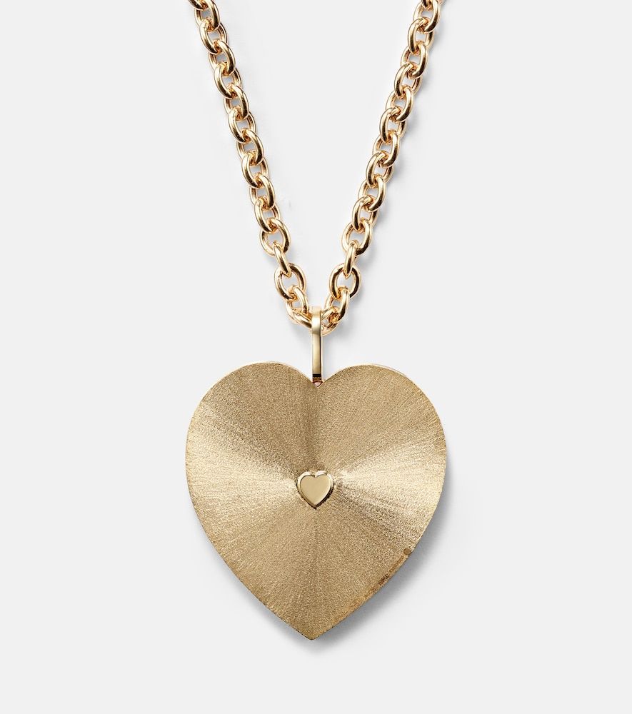 Collier Heart Jumbo en or 18 ct et diamants - Marie Lichtenberg - Modalova