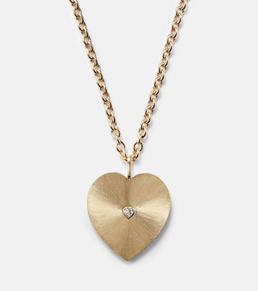 Collier Heart Jumbo en or 18 ct et diamants - Marie Lichtenberg - Modalova