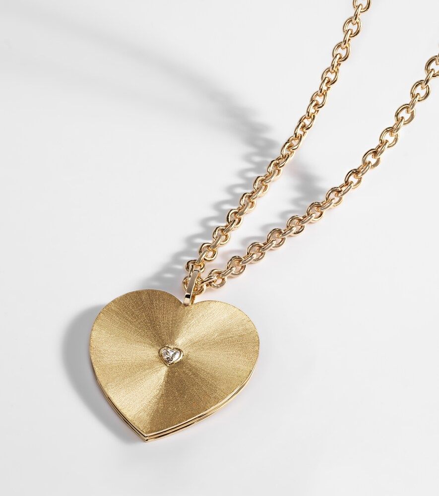 Collier Heart Jumbo en or 18 ct et diamants - Marie Lichtenberg - Modalova