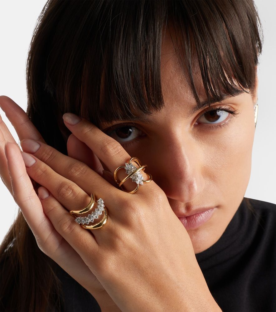 Bague Golden Strada en or 18 ct et diamants - Yeprem - Modalova