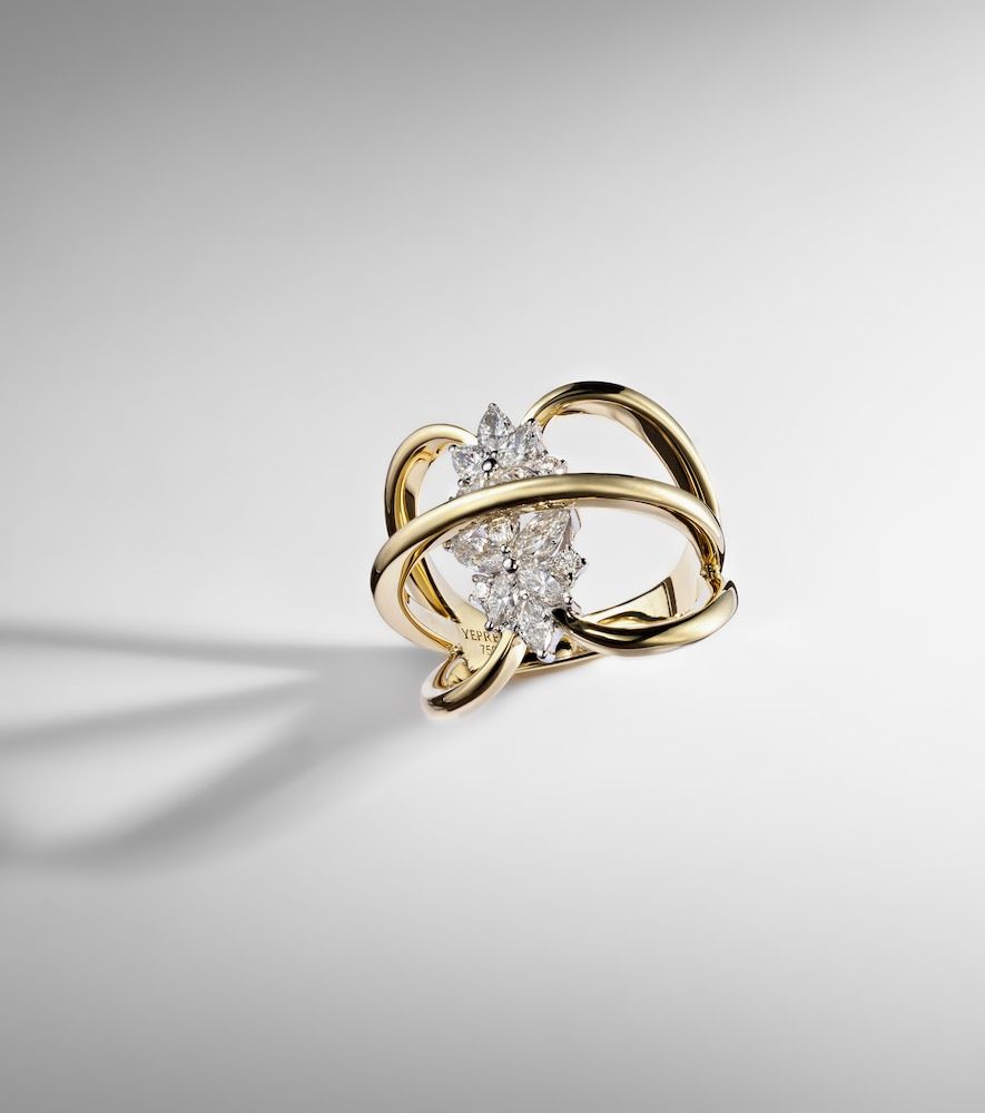 Bague Golden Strada en or 18 ct et diamants - Yeprem - Modalova