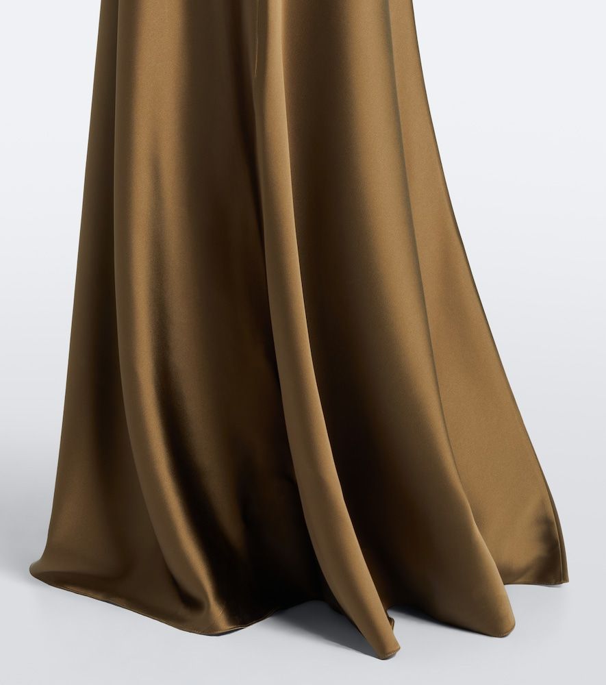 Jupe longue Masina en satin - Ralph Lauren Collection - Modalova