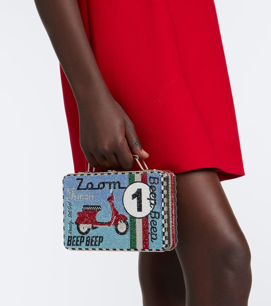 Pochette Lunch Box Beep Beep à ornements - Judith Leiber Couture - Modalova