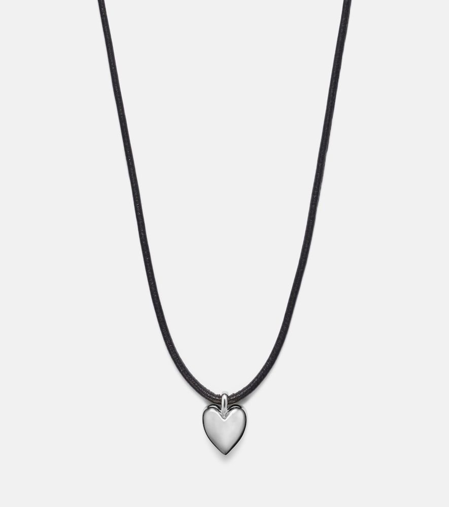 Collier Puffy Heart en plaqué argent - Jennifer Fisher - Modalova