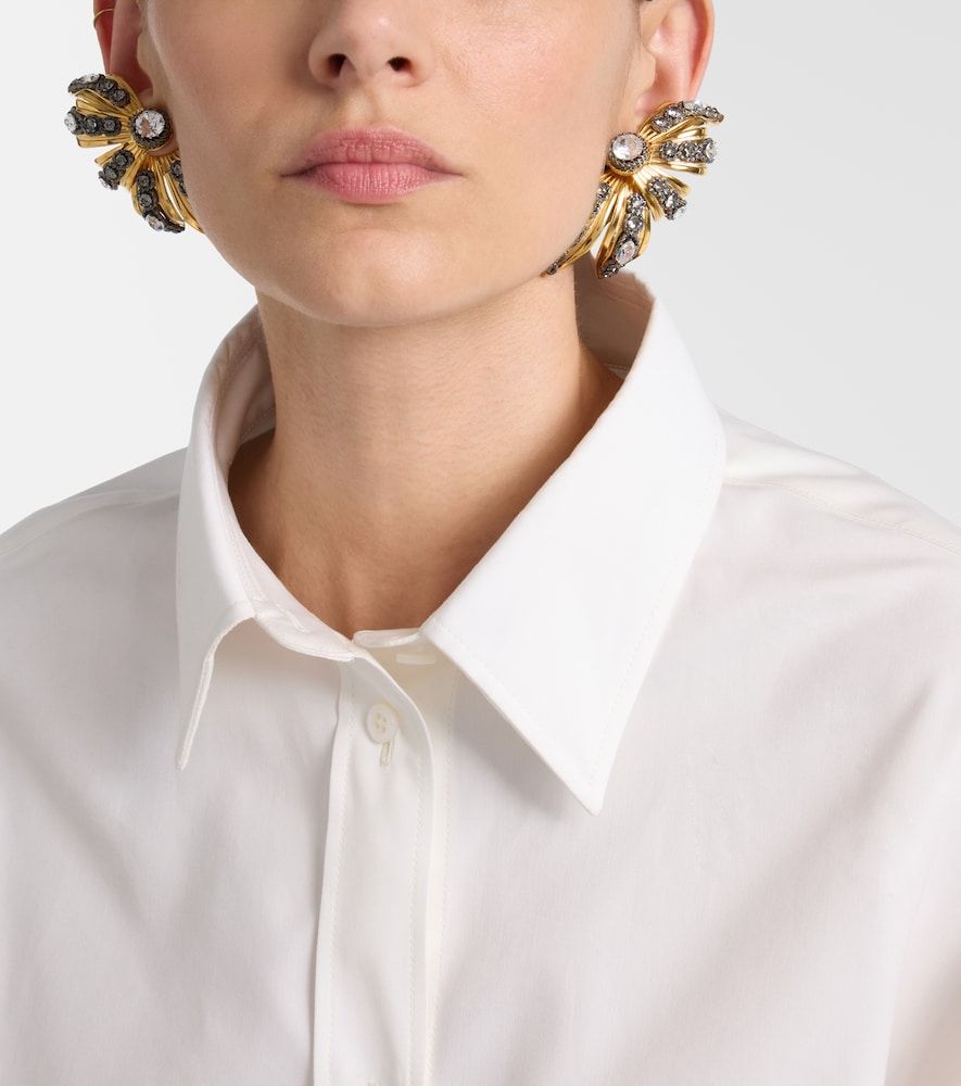 Boucles d'oreilles Bloom à ornements - Balenciaga - Modalova