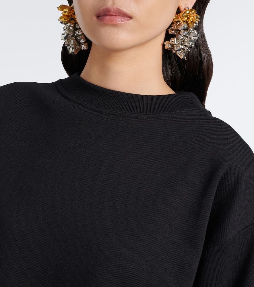 Sweat-shirt court en coton - Dries Van Noten - Modalova