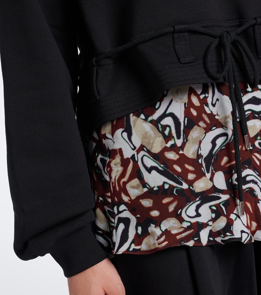 Sweat-shirt court en coton - Dries Van Noten - Modalova