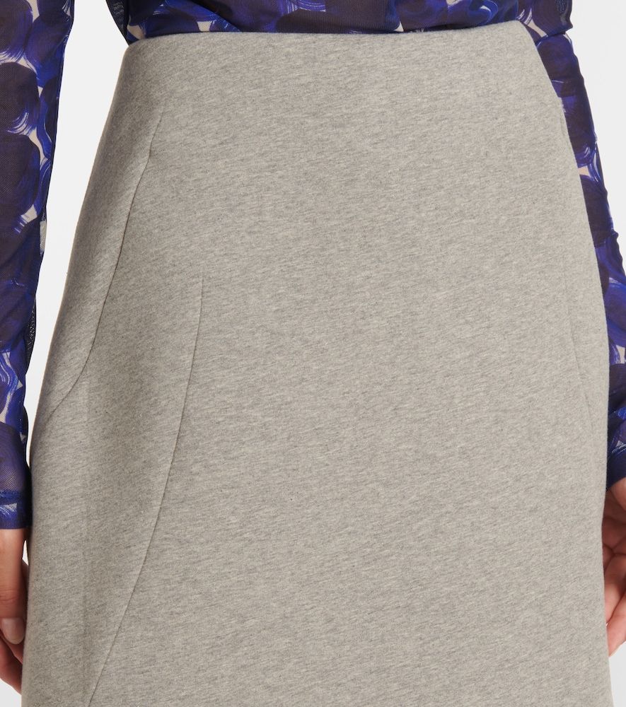 Jupe midi en coton mélangé - Dries Van Noten - Modalova