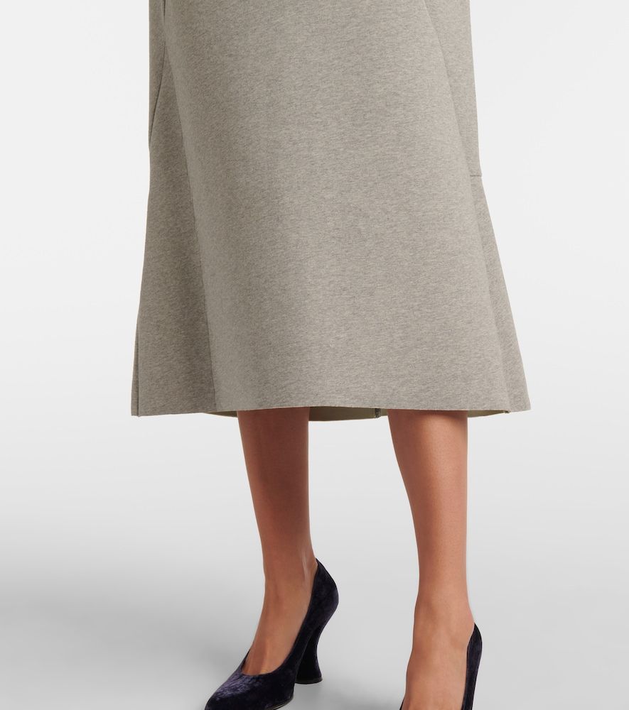 Jupe midi en coton mélangé - Dries Van Noten - Modalova