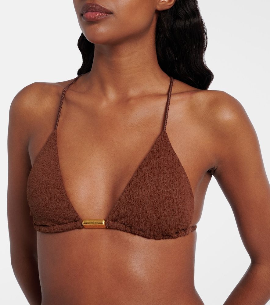 Haut de bikini triangle Harper à ornements - ViX Paula Hermanny - Modalova