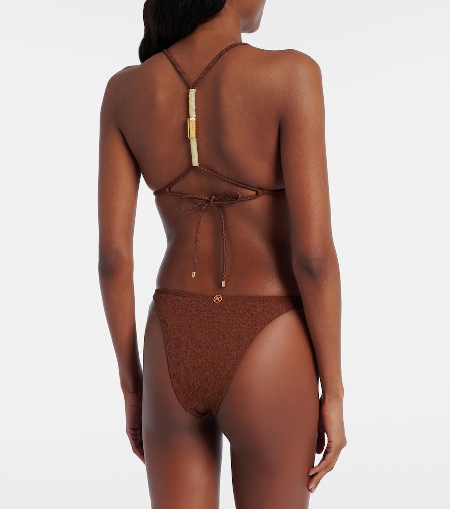 Haut de bikini triangle Harper à ornements - ViX Paula Hermanny - Modalova