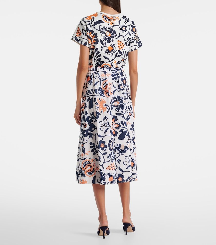Jupe midi en satin imprimé - La DoubleJ - Modalova