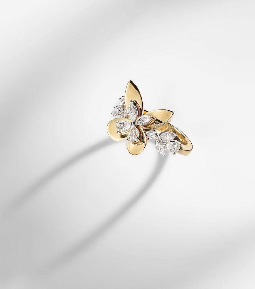 Bague Golden Strada en or 18 ct et diamants - Yeprem - Modalova