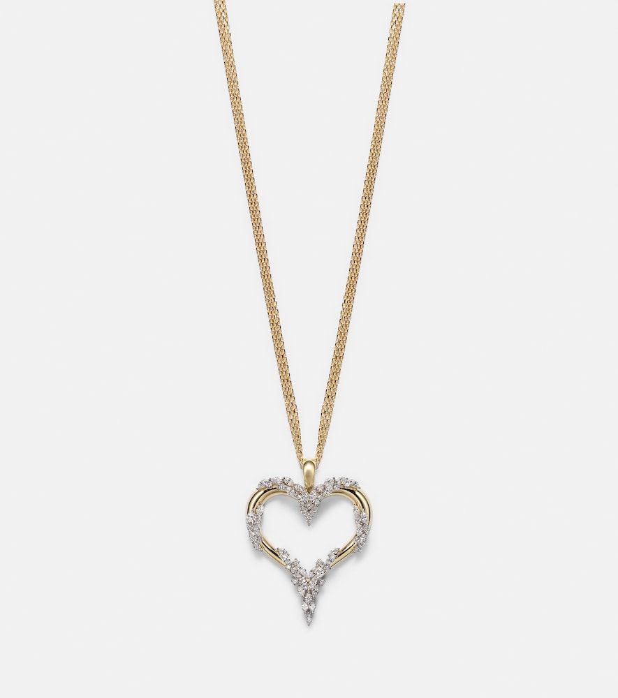 Collier Golden Strada en or blanc et jaune 18 ct et diamants - Yeprem - Modalova
