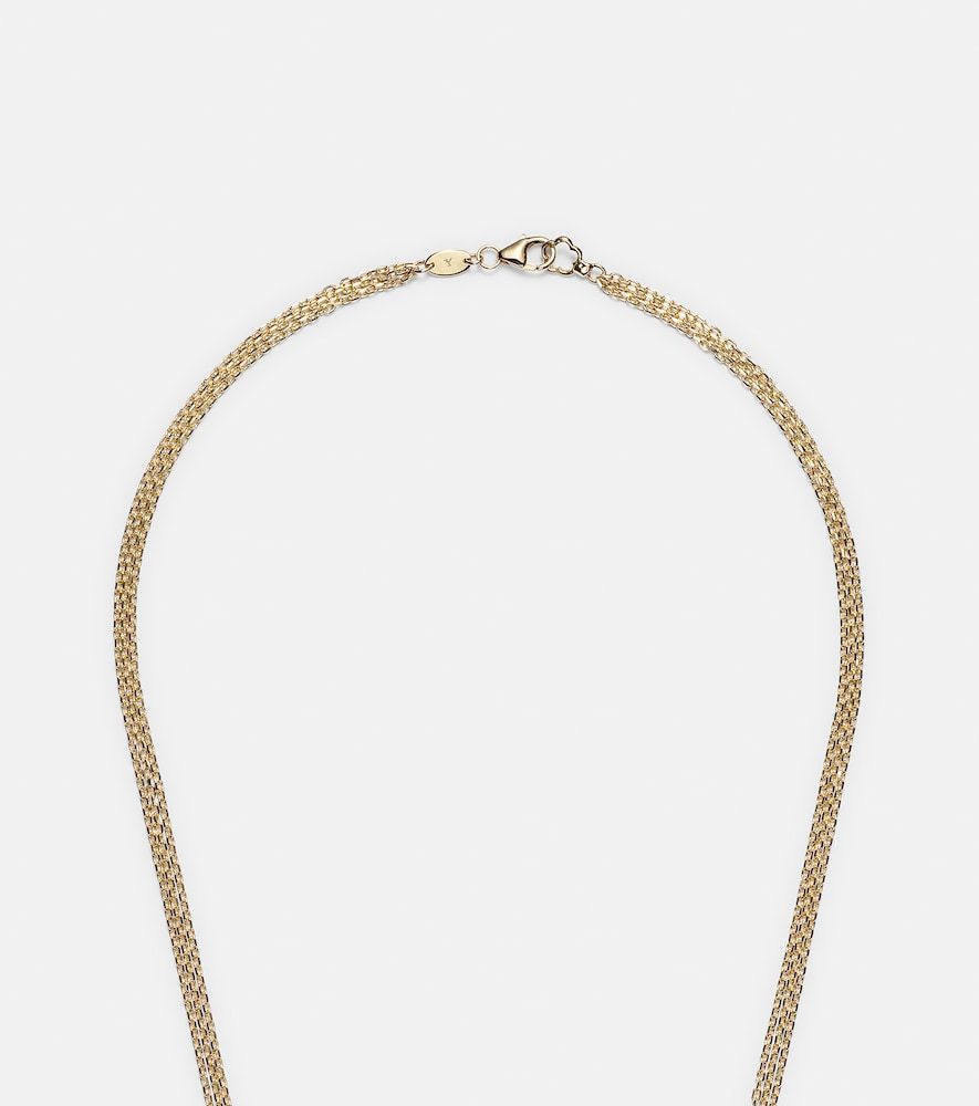 Collier Golden Strada en or blanc et jaune 18 ct et diamants - Yeprem - Modalova