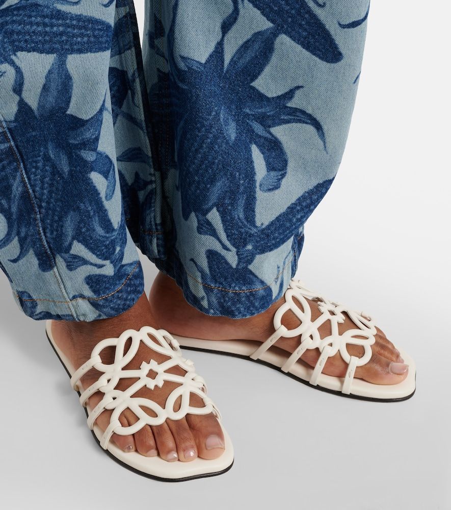Mules Paula's Ibiza Petal Anagram en cuir - Loewe - Modalova