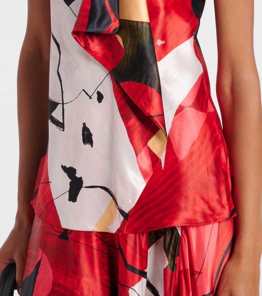 Top Kiara en satin imprimé - Roksanda - Modalova