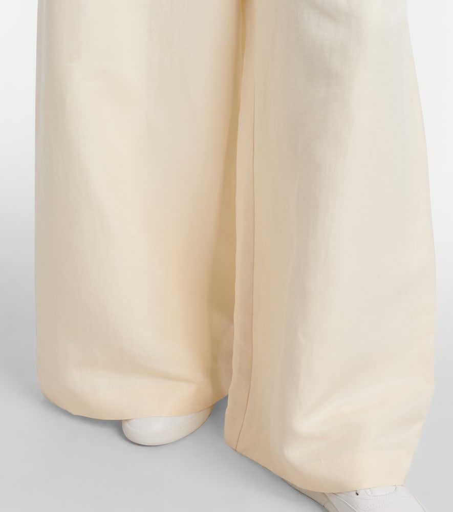 Pantalon ample Gelos en lin et soie - Gabriela Hearst - Modalova