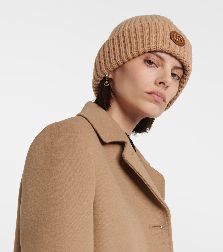 Bonnet Double G en laine et cachemire - Gucci - Modalova