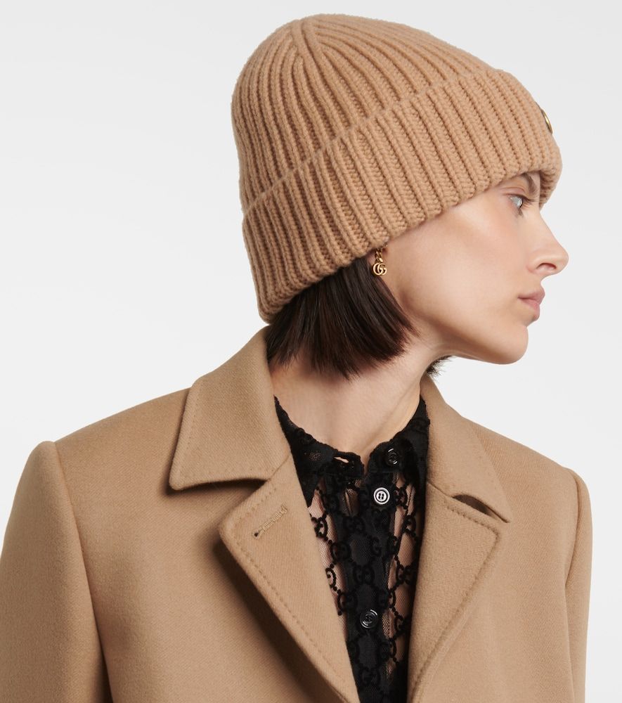 Bonnet Double G en laine et cachemire - Gucci - Modalova
