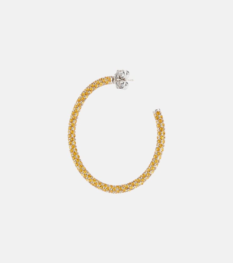 Boucles d'oreilles Cameron à cristaux - Amina Muaddi - Modalova
