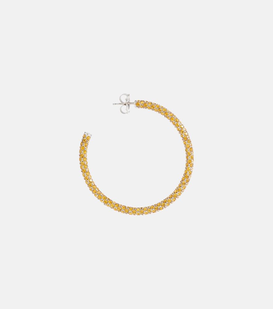 Boucles d'oreilles Cameron à cristaux - Amina Muaddi - Modalova