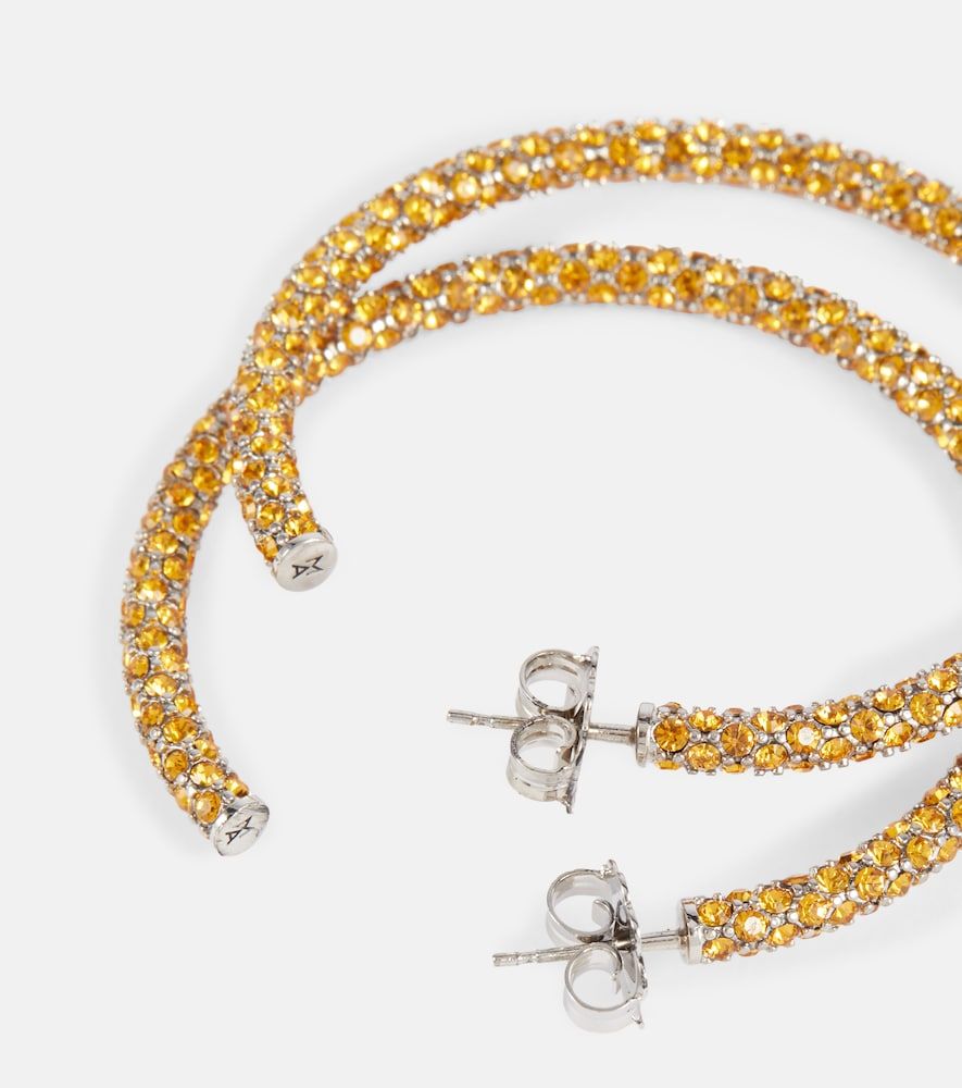 Boucles d'oreilles Cameron à cristaux - Amina Muaddi - Modalova
