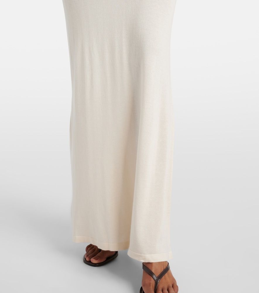 Robe longue Viva en soie et cachemire - Aya Muse - Modalova