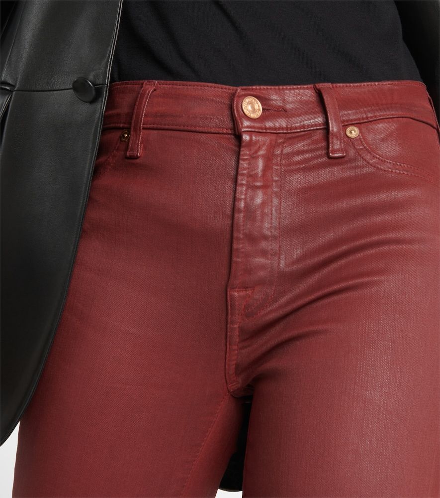 Pantalon skinny Slim Illusion à taille mi-haute - 7 For All Mankind - Modalova