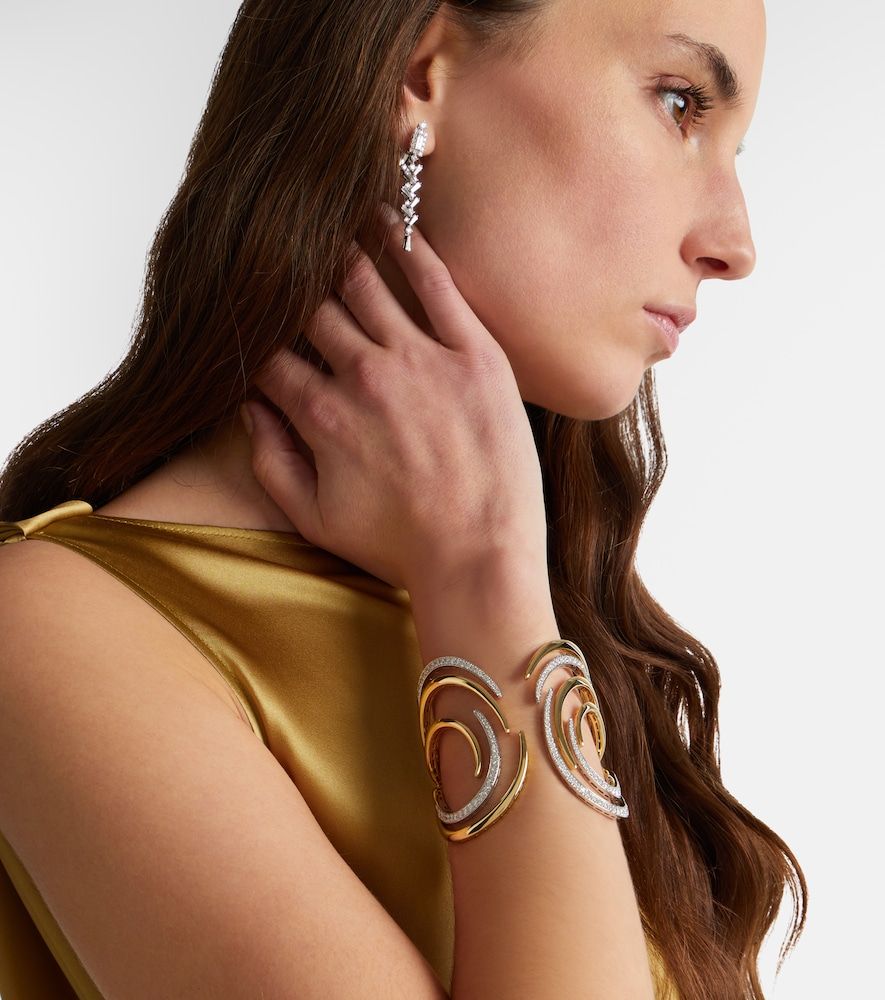Bracelet Golden Strada en or jaune et or blanc 18 ct et diamants - Yeprem - Modalova