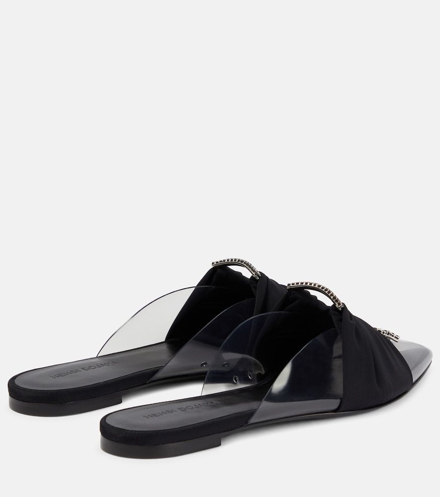 Mules en PVC à cristaux - Nensi Dojaka - Modalova
