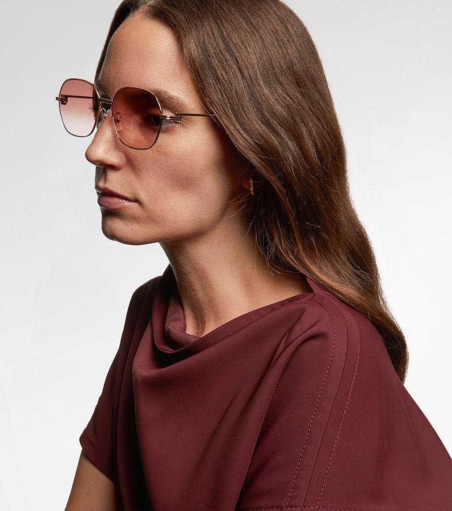 Lunettes de soleil Première de Cartier ovales - Cartier Eyewear Collection - Modalova