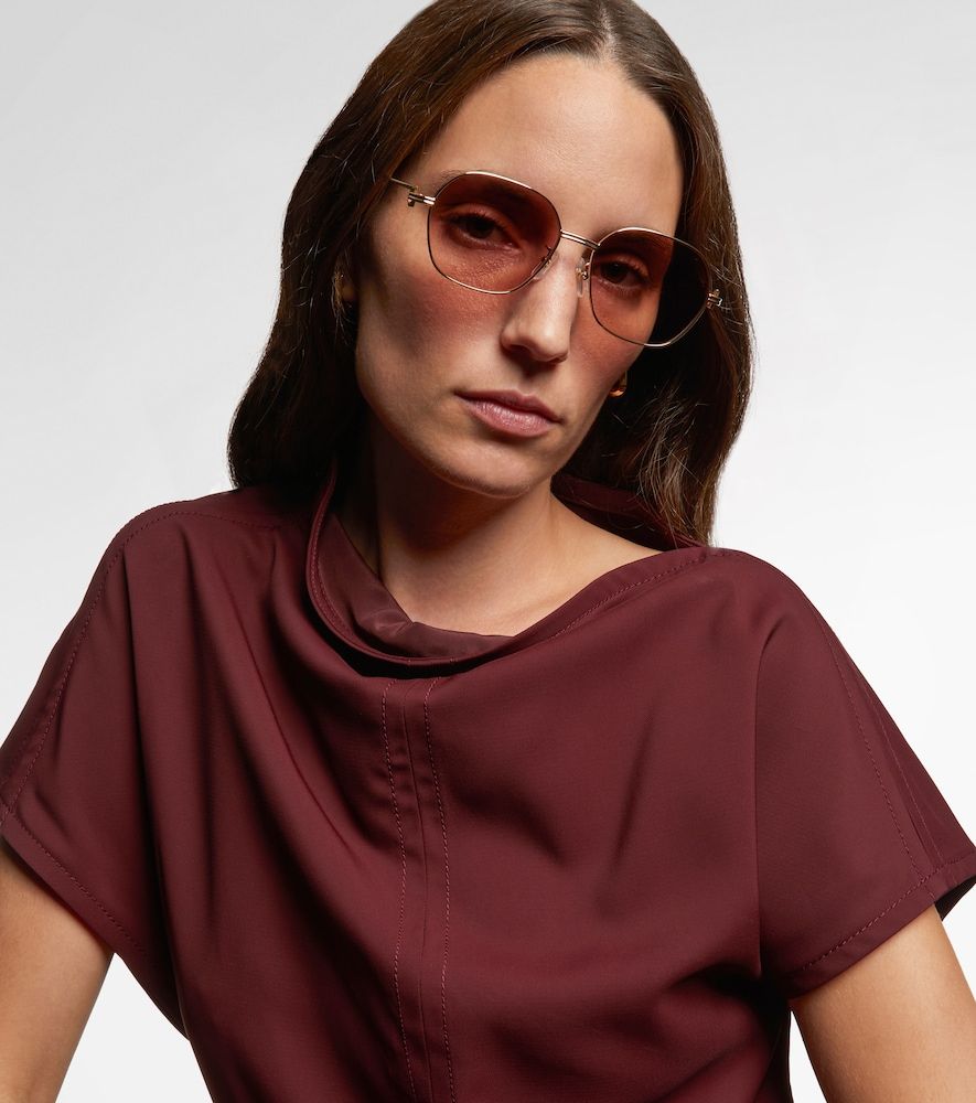 Lunettes de soleil Première de Cartier ovales - Cartier Eyewear Collection - Modalova