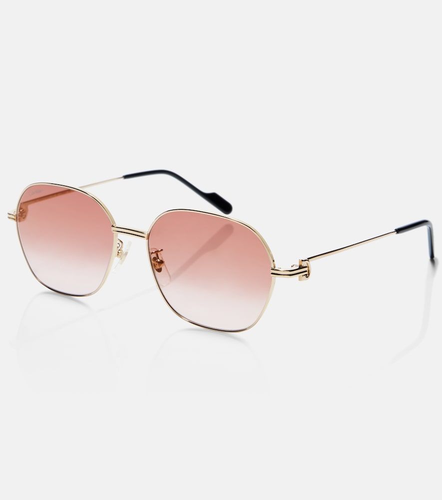 Lunettes de soleil Première de Cartier ovales - Cartier Eyewear Collection - Modalova