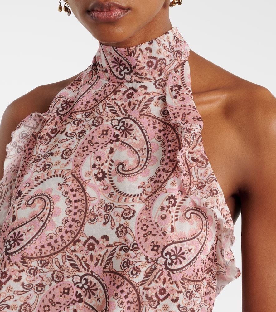 Robe longue Malena à motif cachemire - Bananhot - Modalova