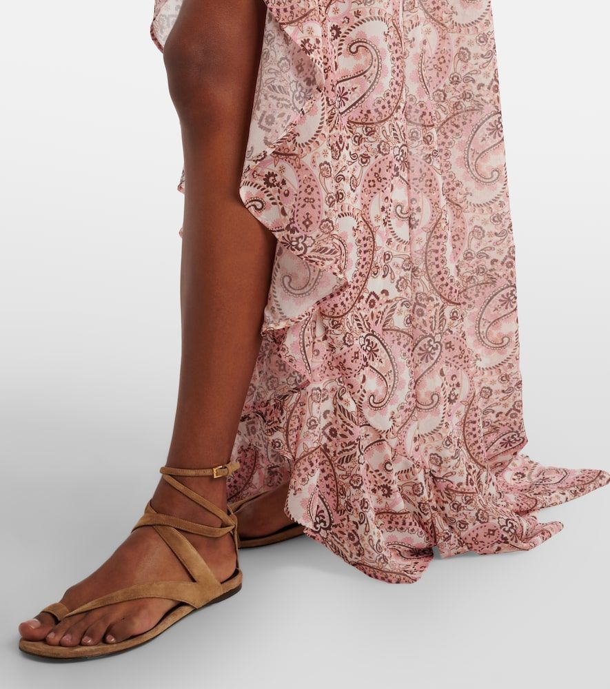 Robe longue Malena à motif cachemire - Bananhot - Modalova