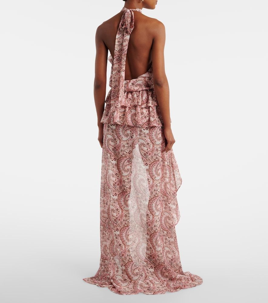 Robe longue Malena à motif cachemire - Bananhot - Modalova