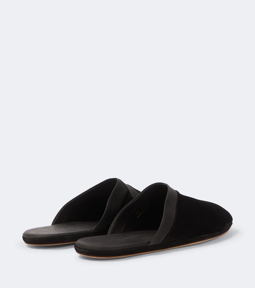 John Lobb Slippers en daim et cuir - John Lobb - Modalova