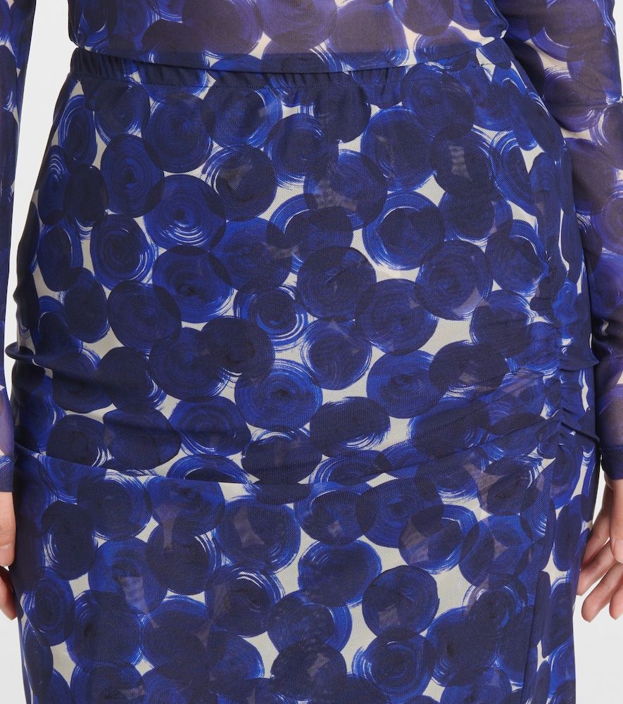 Jupe midi à imprimé - Dries Van Noten - Modalova