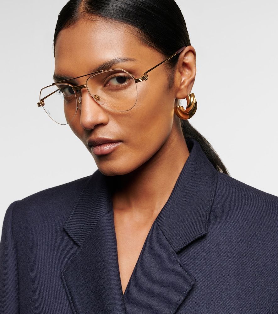 Lunettes aviateur Première - Cartier Eyewear Collection - Modalova