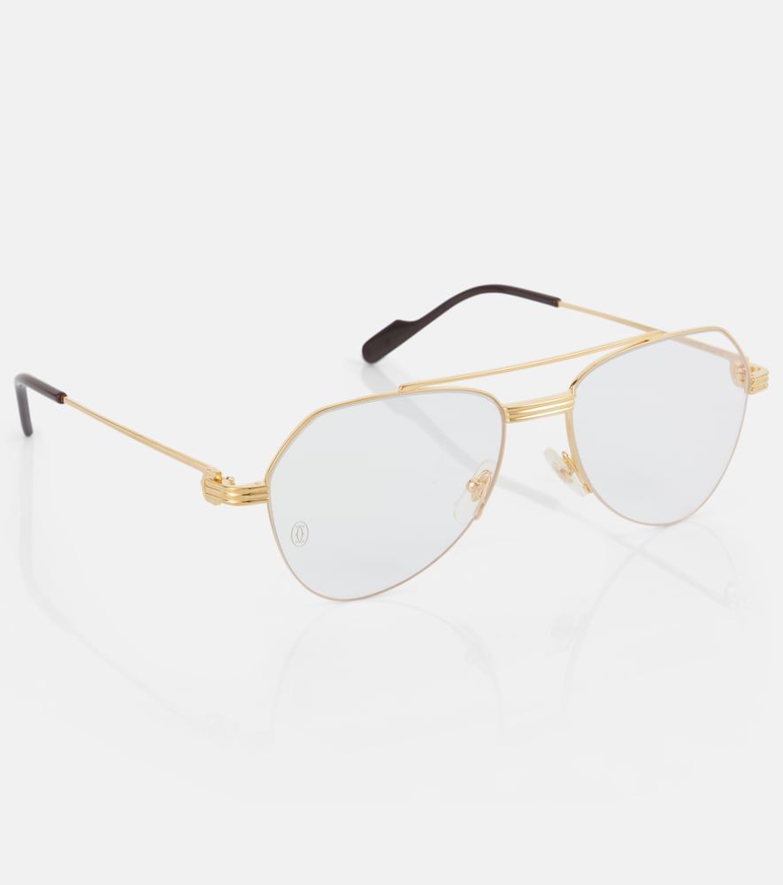 Lunettes aviateur Première - Cartier Eyewear Collection - Modalova