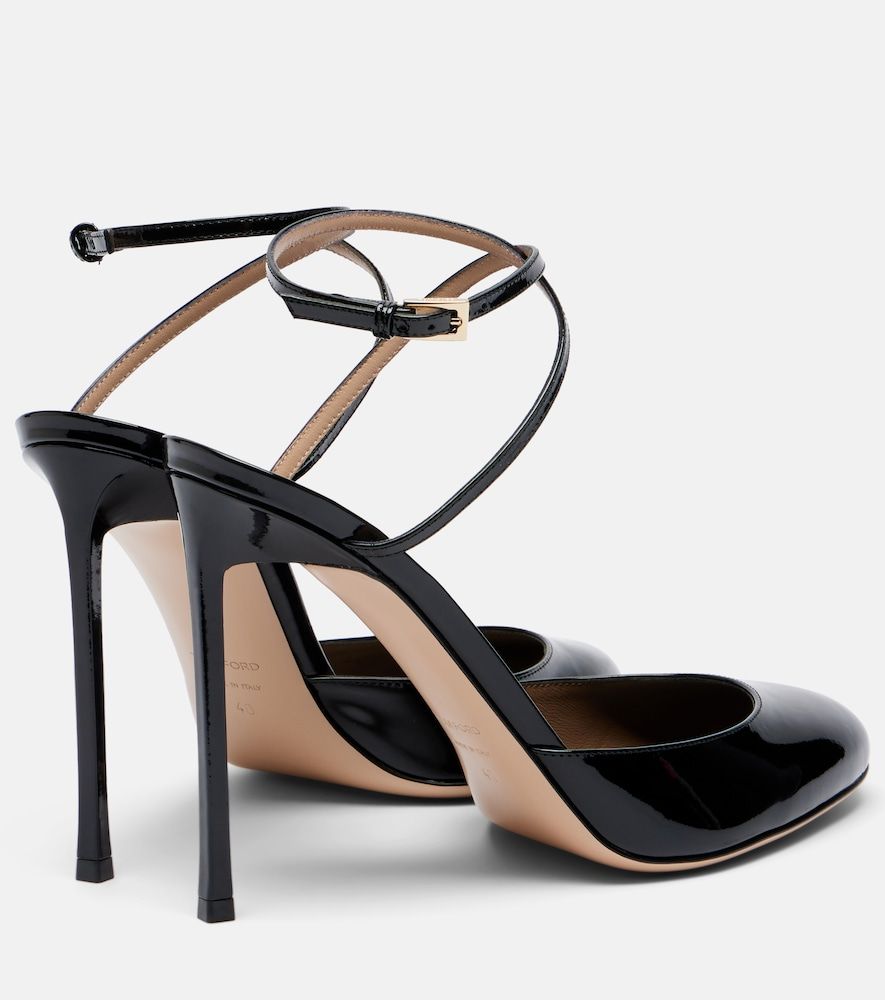 Escarpins en cuir verni à bride cheville - Tom Ford - Modalova