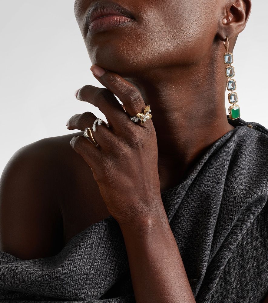 Bague Golden Strada en or 18 ct et diamants - Yeprem - Modalova